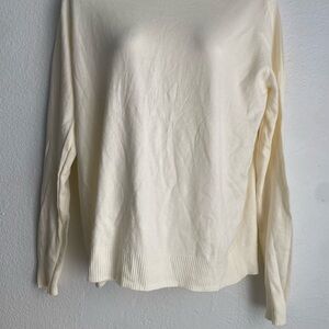 Elegant Cream Long Sleeve Women's Top (NWOT)